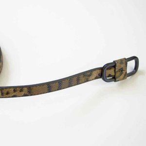 Super chic slim Cheetah Leopard belt Leather
